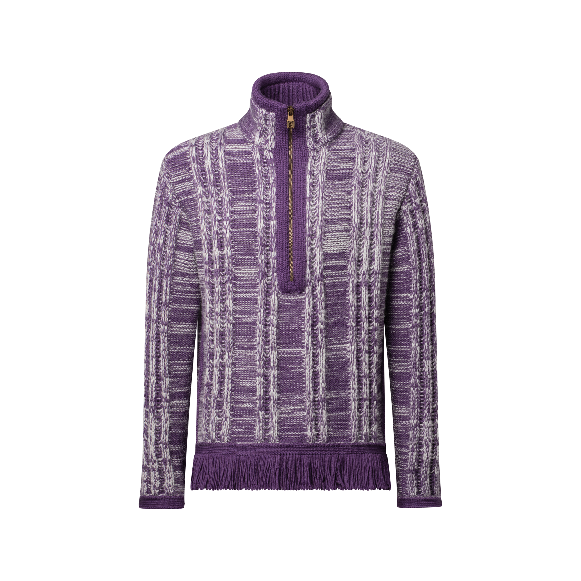 Striped Jacquard Half-Zip Sweater - For Men | LOUIS VUITTON